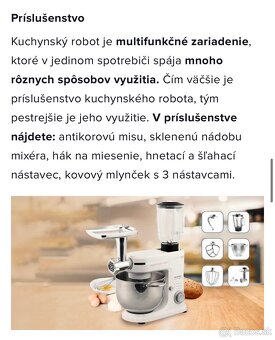 Kuchynský robot Orava KR-1500 - 10