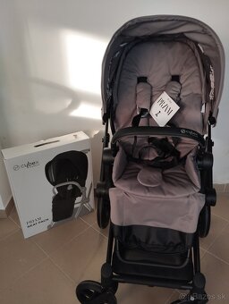 Cybex PRIAM, 3-kombinácia, MATT BLACK, grey - 10