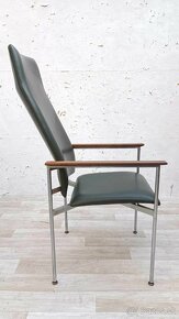 Retro stoličky s chrómovou konštrukciou, 7 ks, 70.roky - 10
