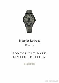 MAURICE LACROIX PONTOS DAY DATE LIMITED EDITION - 10