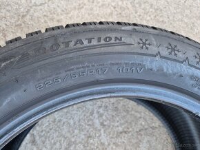 225/55 r17 zimné 4 ks DUNLOP dezén 9,6-7,7 mm - 10