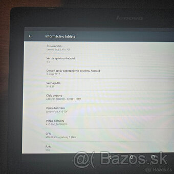 Tablet Lenovo TAB 2 A10-70 - 10