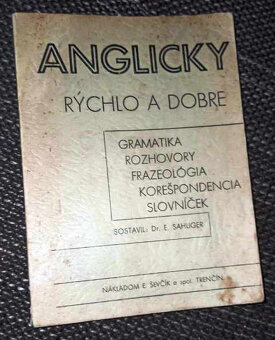 RETRO SLOVNÍKY A UČEBNICE - 10