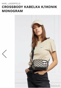 Karl Lagerfeld crossbody kabelka originál ikonik - 11