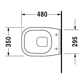 Predam zavesne WC Duravit D-Code - 11