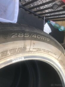 Predám 2 ks let pn 285/40R19 a255/45R19 107Y  3 - 11