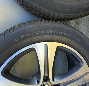 zimná sada Mercedes 5x112 225/55 R17 DOT3422 - 11