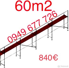 Predám lešenie stavebné lešenie kvalitne certifikované - 11