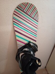 144 cm krasny damsky snowboard BURTON + viazko - 11