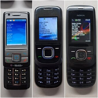 NOKIA 7230 - 6280 - 2680s - 2220s - 6500s Výsúvačky 2x 6680 - 11