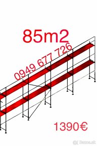Predám lešenie stavebné lešenie certifikovane pozinkované - 11