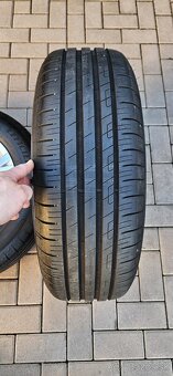 Volkswagen 215/65 R17, snímače tlaku, krytky, komplet sada - 11