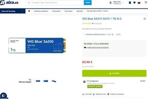 WD Green™Blue™ 240GB, 500GB, 1TB SSD 2,5" Zaruka 06/2029 New - 11