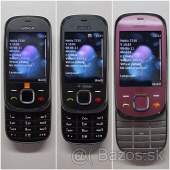 NOKIA 7230 3ks - 6280 - 2680s - 2220s - 6500s tzv. Výsúvačky - 11