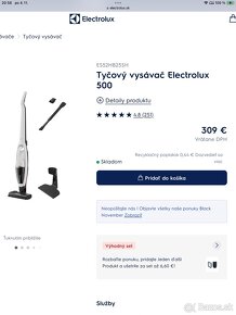 Aku vysávač Elektrolux tyčový - 11