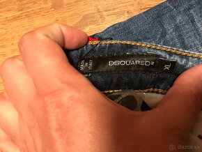 DSGUARED2 originál jeansove capri nohavice XL - 11