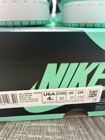 Air Jordan 1 High OG Green Glow GS - 11