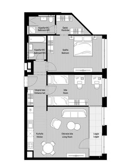 Novostavba 3 izbový byt Poprad Tatry 85m2 Majiteľ - 11