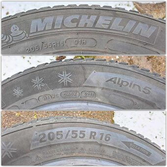 205/55 R16 Letné 6mm Goodyear - Michelin V-dezén aj Zimné - 11