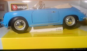 1:18 FORD GT 2018 a PORSCHE 356B cabriolet, Bburago - 11