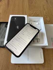 iPhone 11 128gb Black v záruke + komplet príslušenstvo - 11