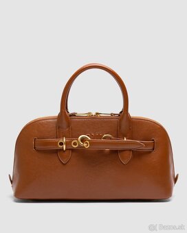 Kabelka Miu Miu Aventure Nappa Leather Top-Handle Bag Brown - 11