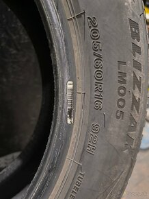 205/60 R16  Bridgestone  zimne pneumatiky - 11