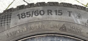 4x100 R15 + zimne pneu 185/60 R15 Continental - 11