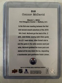 Hokejove karticky mcdavid Bedard krug rookie Gretzky - 11