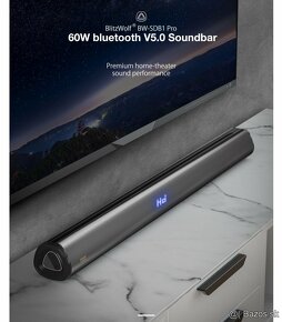 Blitzwolf Pro TV soundbar 60W - nový a zabalený - 11