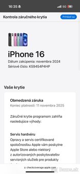 Predám Apple iPhone 16 128GB Black Malé známky opotrebovania - 11