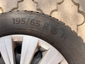 Zimný set VW 195/65 R15 H Continental WinterContact TS870 - 11