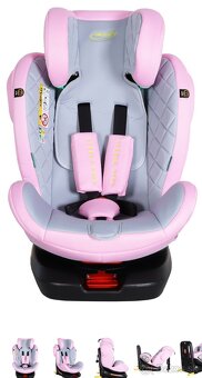 Nová autosedačka  FARO 40-150cm (0-36kg),otočná, ISOFIX, SPS - 11