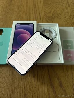 iPhone 12 Mini 64 gb Purple - komplet príslušenstvo, záruka - 11