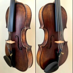 husle 4/4 model Stradivari ( cherry oil) - 11