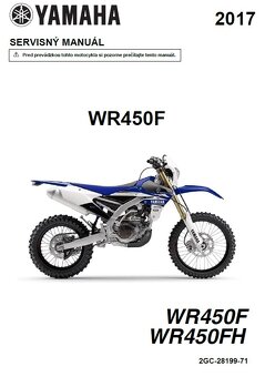 Yamaha WR450F servisny manual - 11