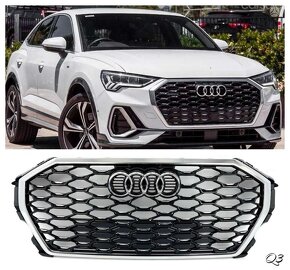 Audi Q3 83F SLine maska chladiča nova Audi Q3 2018 - - 11