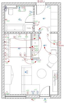 Prenájom - 1,5- izbový byt s balkónom v štandarde na  Cement - 11