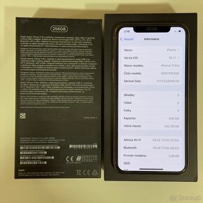 IPhone 11 PRO 256GB, 100% zdravie, výborný stav - 11