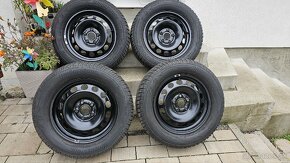 Plechové disky + BRIDGESTONE Blizzak 215/60 R16 r.v. 2023 - 11