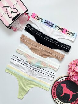 Victoria’s Secret PINK nohavičky tanga M - 11