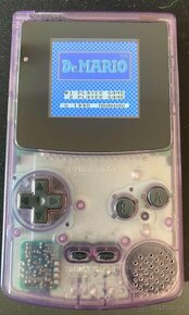 GameBoy Color Clear Purple IPS displej - 11