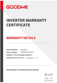 Predám 3-fázový asymetrický hybridný menič Goodwe GW6.5K-ET - 11