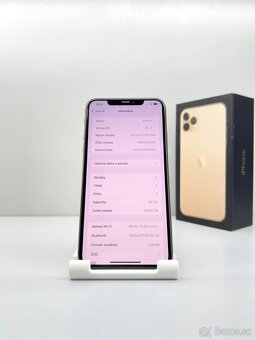 iPhone 11 PRO MAX GOLD NOVÁ BATÉRIA 100% ZDRAVIE - 11