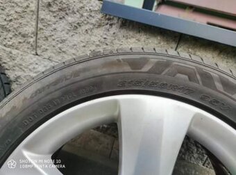 Predám orig.AL disky OPEL R17 so zánovnými pneumatikami - 11