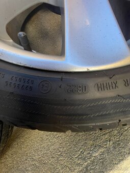 Hliníkové disky VW 5x112 R17 +pneu 225/45R17 - 11