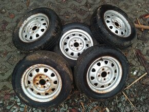 5 kusov letmých kolies na škoda Felicia 165/70 R13 4x100 - 11