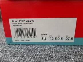 Pánske nové tenisky PUMA Court Point Vulc v2 - veľkost 42,5 - 11