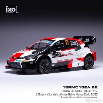 Modely Toyota GR Yaris Rally 1:18 IXO - 11