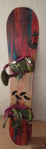 148 cm krasny damsky snowboard ROSSIGNOL + viazko Burton - 11